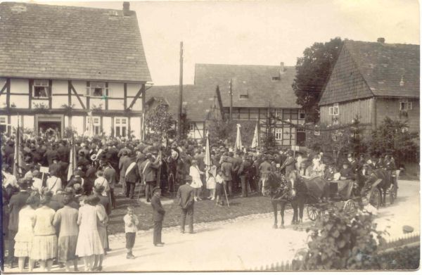 Postkarte vom Sngerfest 1930 in Eilensen